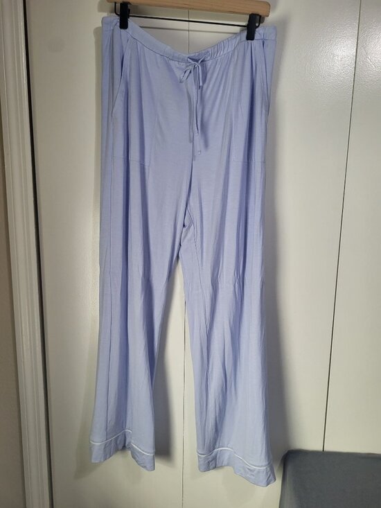 Auden Other - Auden Womens SZ LG Baby Blue Cloud Knit Pajama Lounge Pants Sleepwear NWT